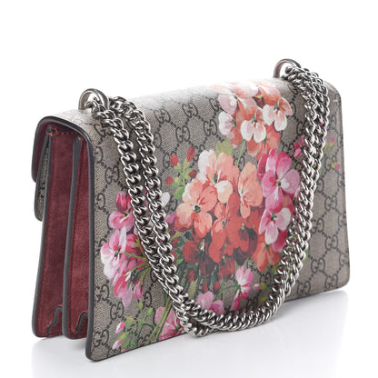 Gucci GG Supreme Monogram Blooms Small Dionysus Shoulder Bag Beige Multicolor Dry Rose 3 of 10