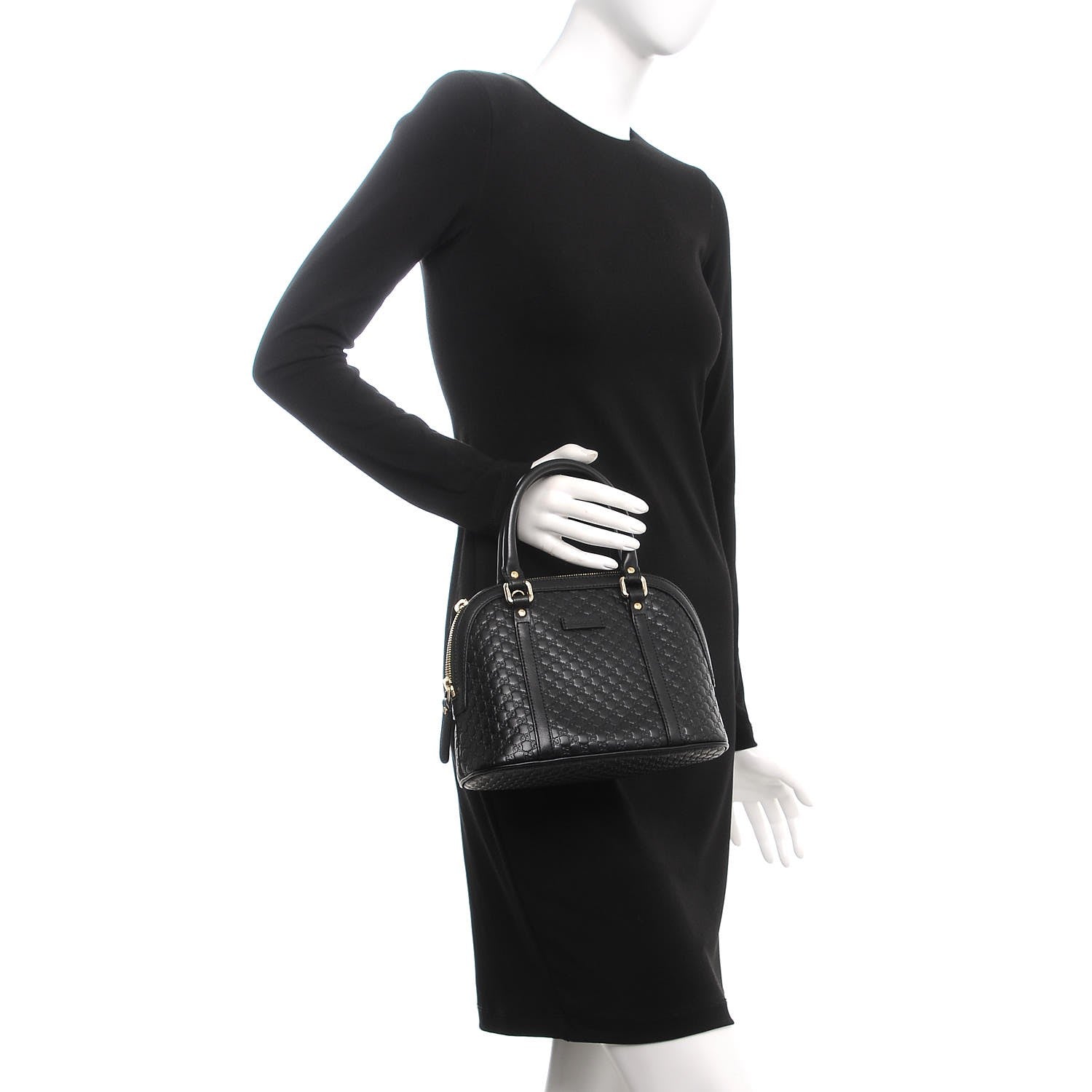 Gucci Microguccissima Mini Dome Bag Black 3 of 9