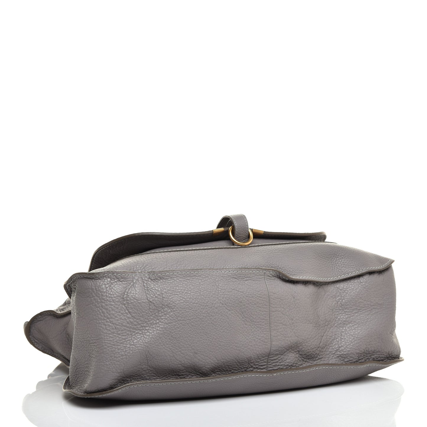 Calfskin Large Marcie Satchel Cashmere Grey