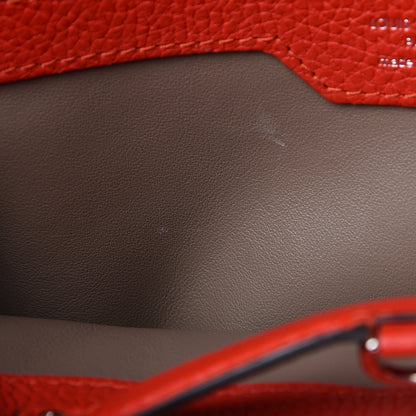 Louis Vuitton Taurillon Capucines MM Rubis 10 of 20