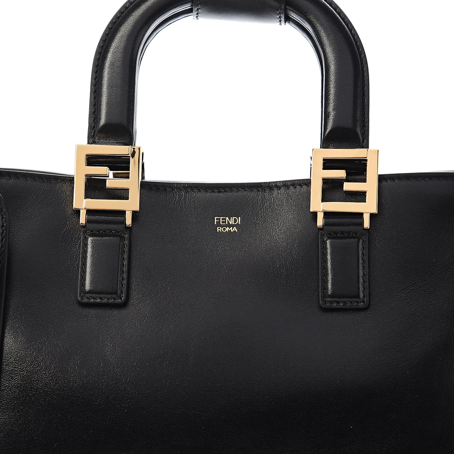 Vitello Glacier Small FF Tote Black