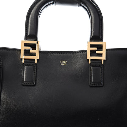 Fendi Vitello Glacier Small FF Tote Black 9 of 9