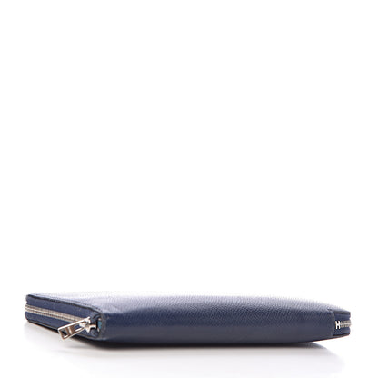 Hermes Epsom Silk'In Wallet Bleu Saphir 4 of 11