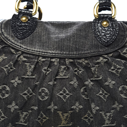 Louis Vuitton Denim Neo Cabby MM Black 11 of 11