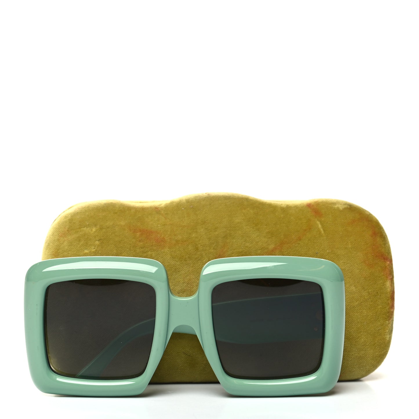 Oversized Square GG0783S Sunglasses Green