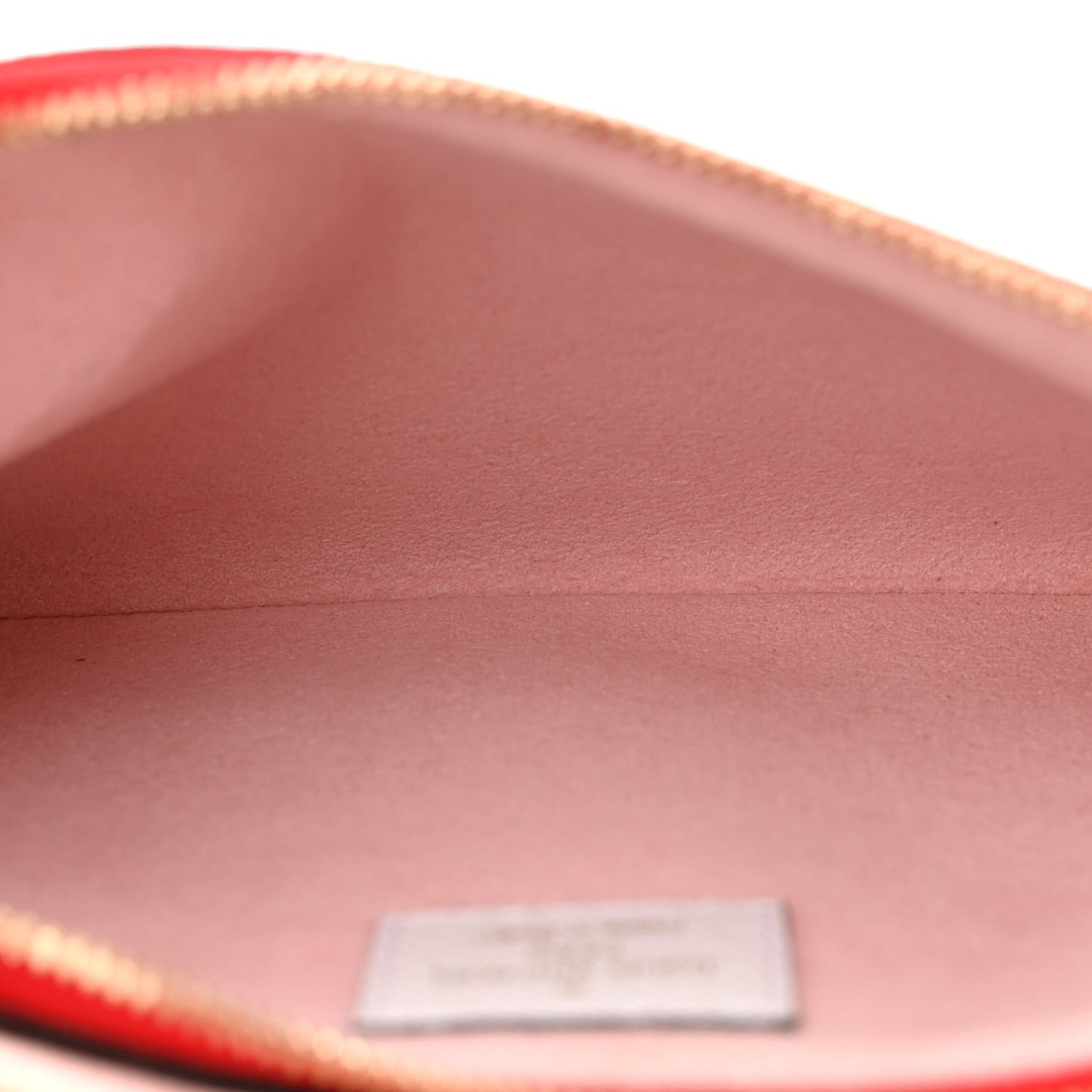Monogram Giant Double Zip Pochette Rouge