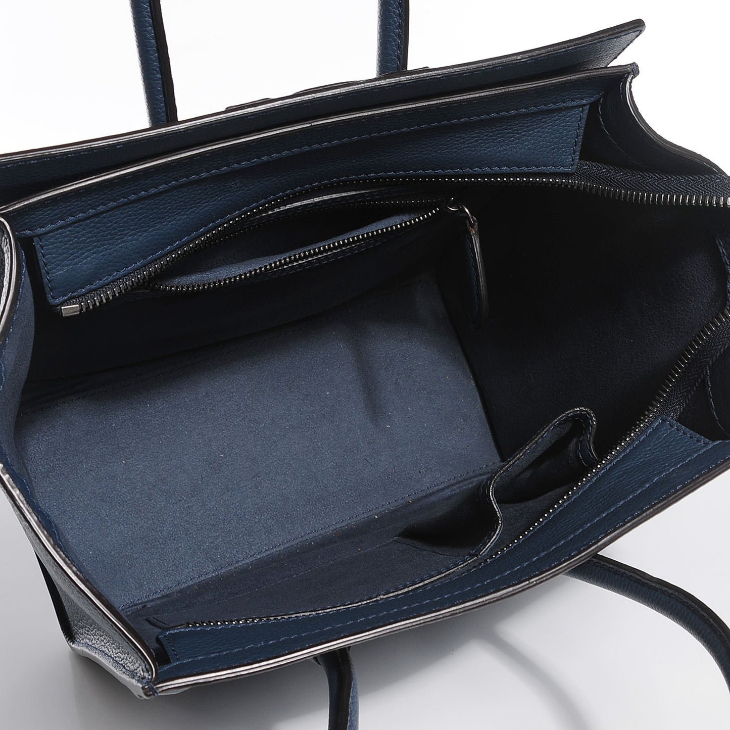 Drummed Calfskin Micro Luggage Orage