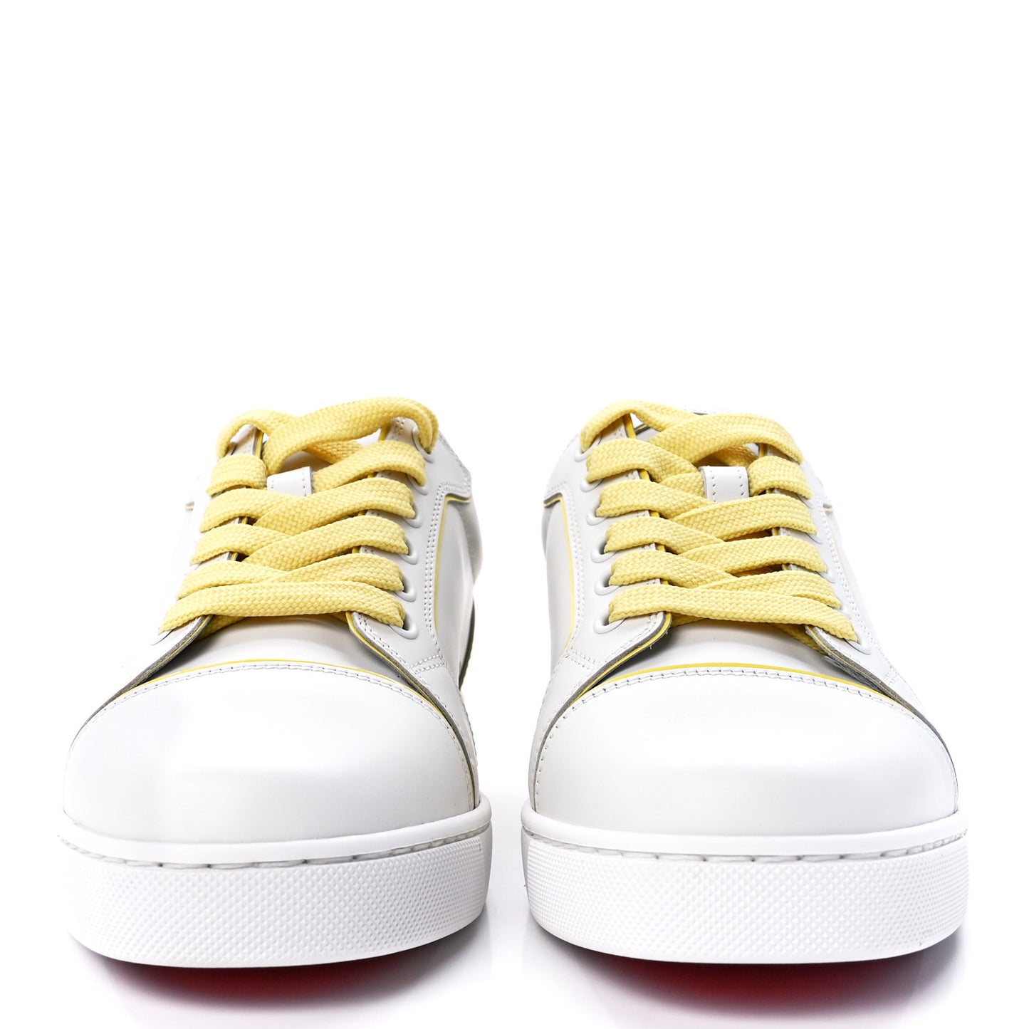 Patent Calfskin Womens Fun Vieira Flat Sneakers 37 Bianco