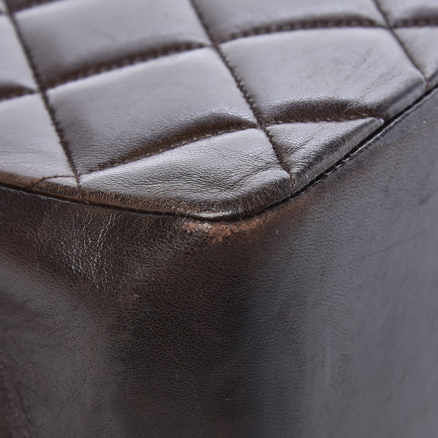 Chanel Lambskin XL Jumbo CC Single Flap Brown 15 of 18