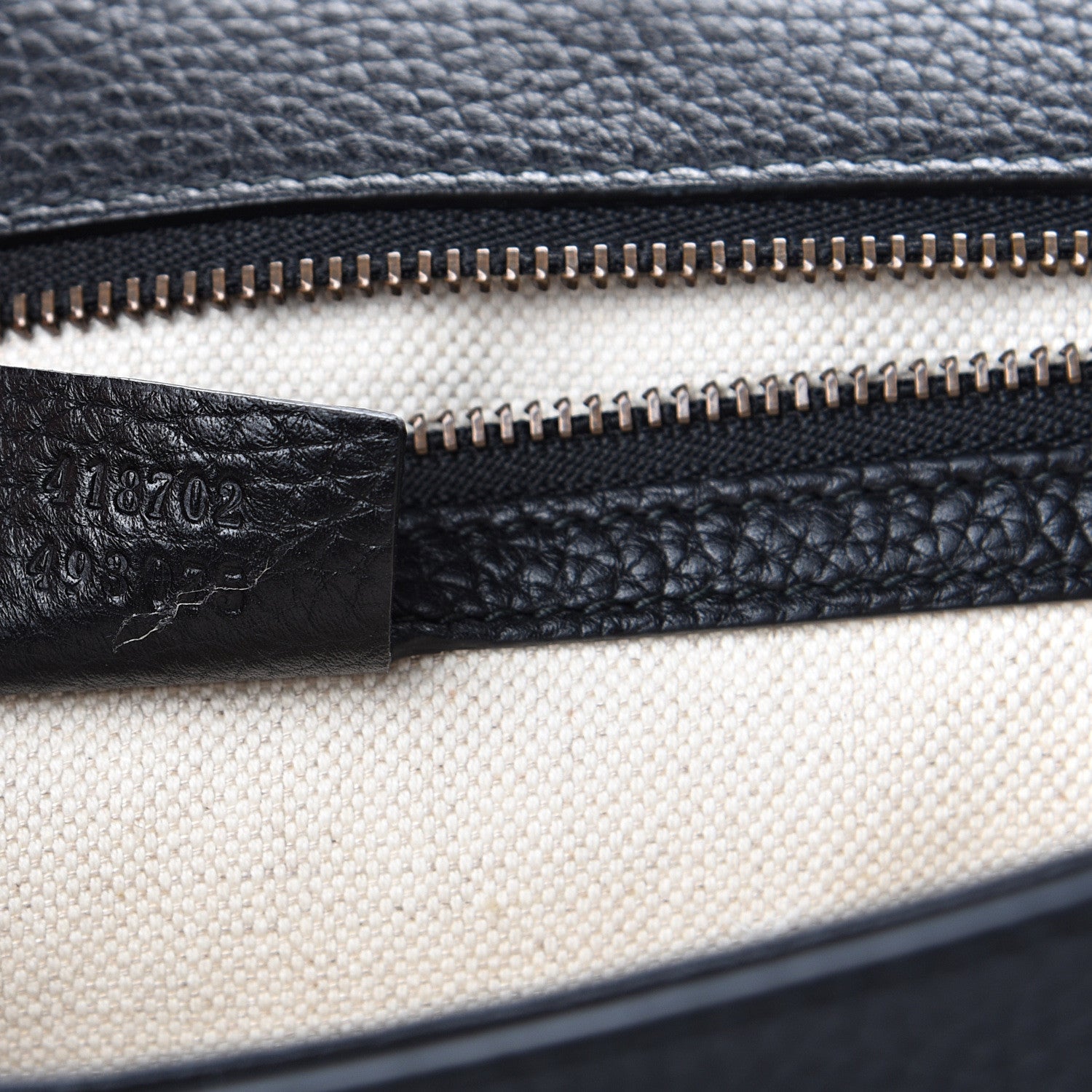 Gucci Calfskin Medium GG Marmont Top Handle Bag Black 6 of 9