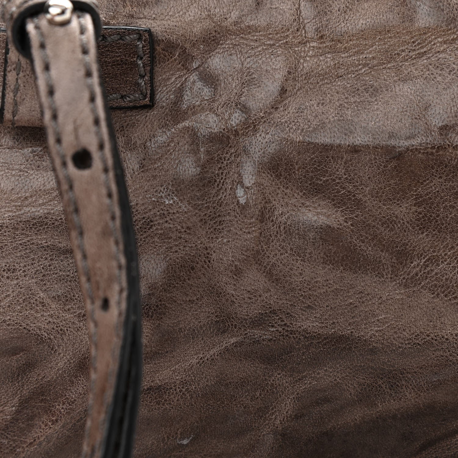 Givenchy Tumbled Sheepskin Mini Pandora Charcoal 12 of 15