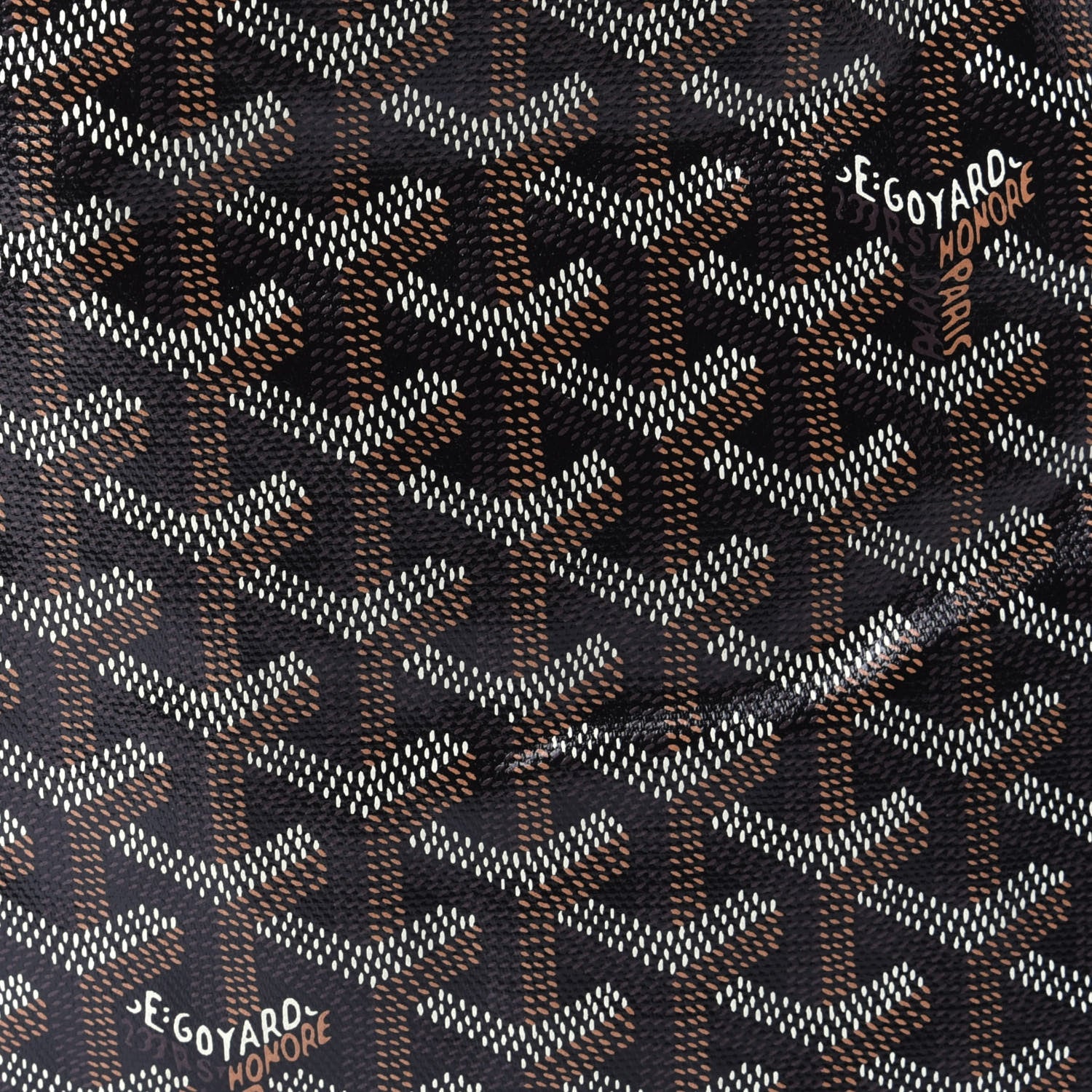 Goyard Goyardine Saint Louis GM Black Gold 11 of 13