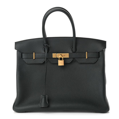 Hermes Togo Birkin 35 Vert Fonce 1 of 10