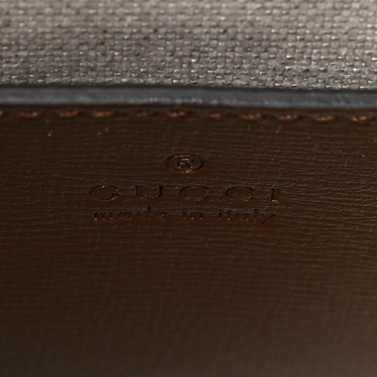 Gucci GG Supreme Monogram Azalea Calfskin Mini Retro Interlocking G Tote Bag Beige Ebony Brown Sugar 6 of 8