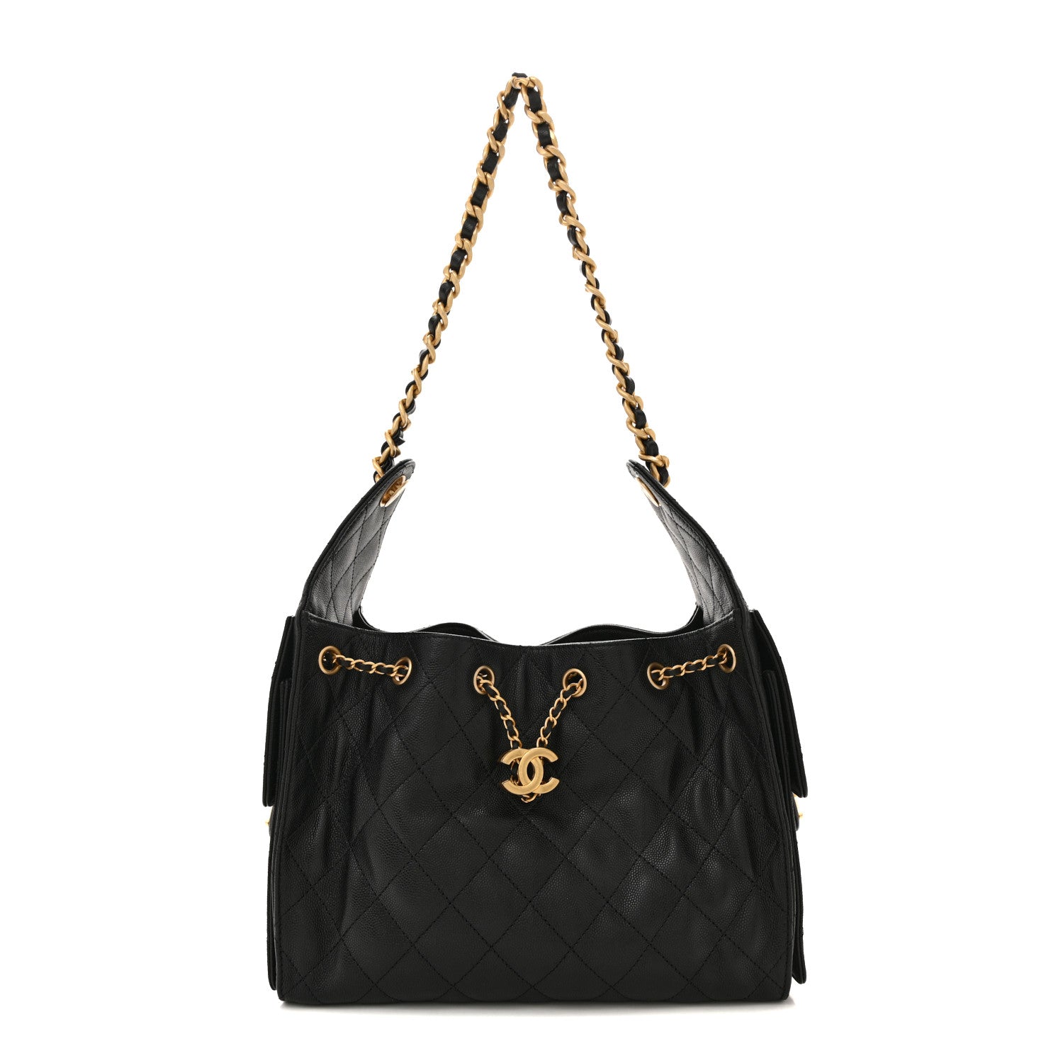 Chanel Caviar Quilted Small Chanel 25 Handbag Black 1 of 10