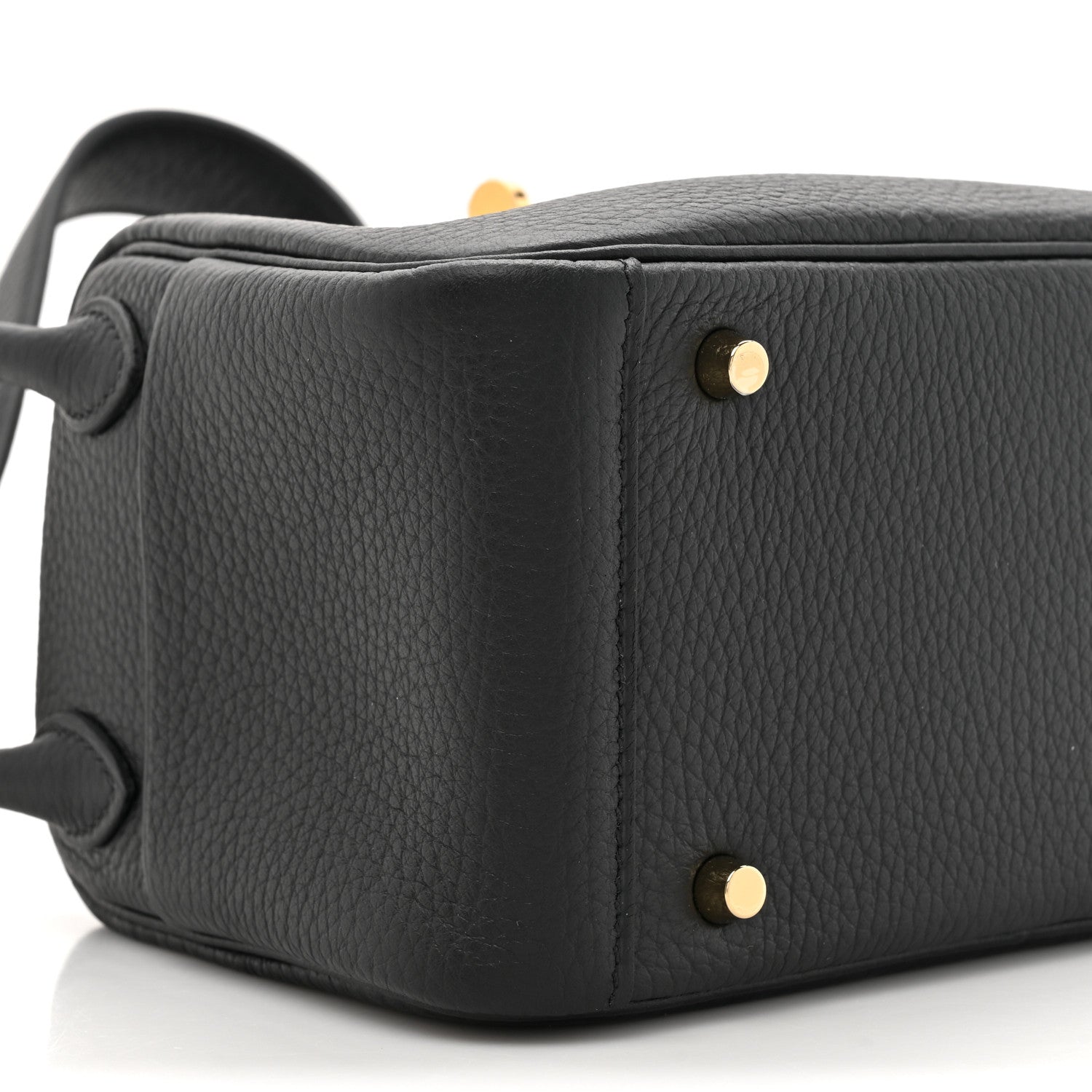 Hermes Taurillon Clemence Mini Lindy 20 Black 9 of 11