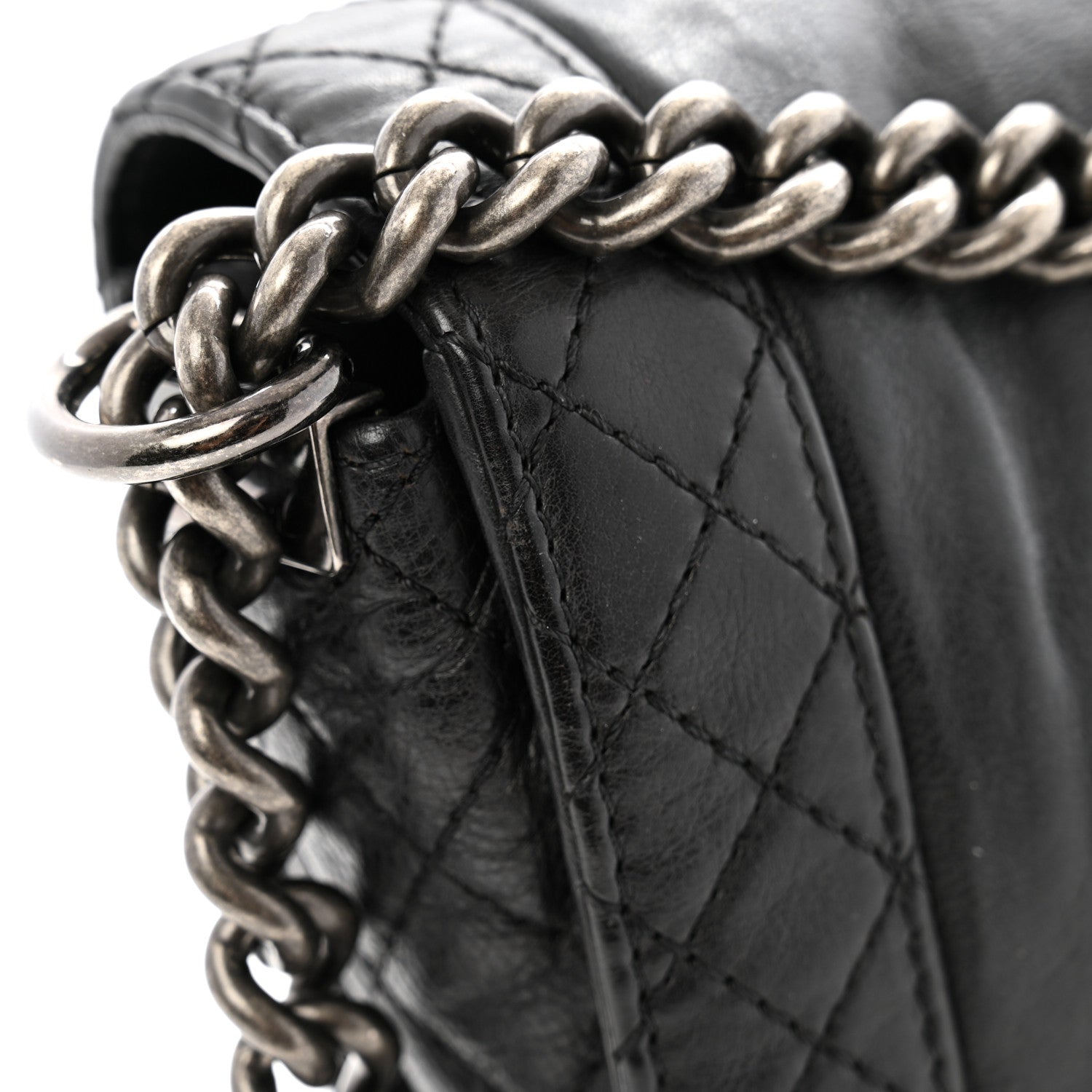 Chanel Calfskin Medium Boy Reverso Flap Black 11 of 16