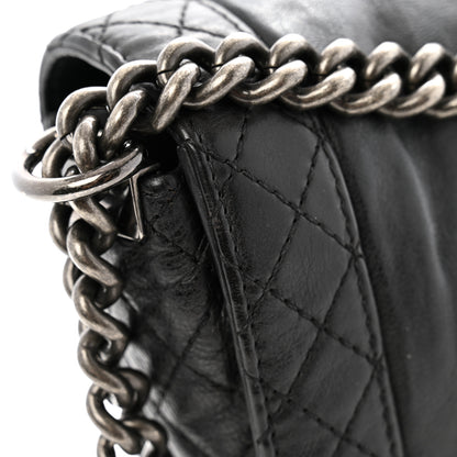 Chanel Calfskin Medium Boy Reverso Flap Black 11 of 16
