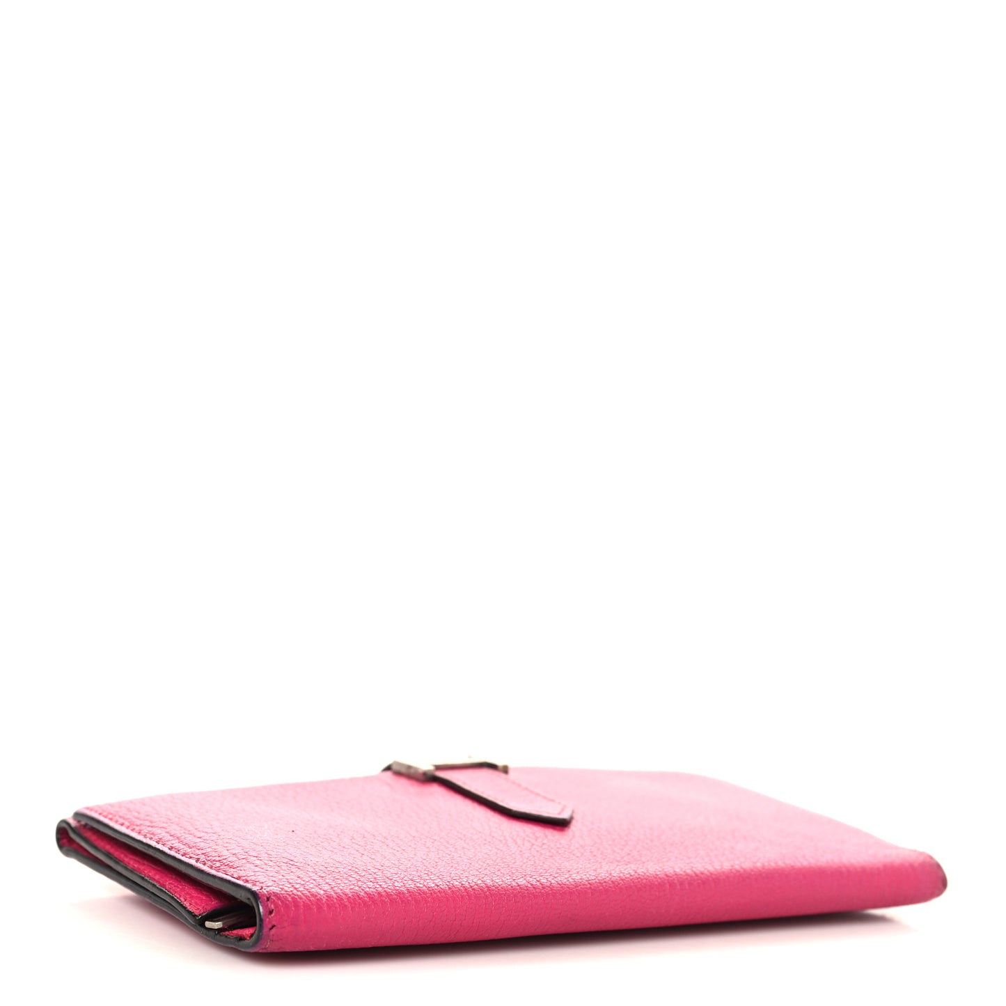 Chevre Mysore Tri-Fold Bearn Wallet Rose Shocking