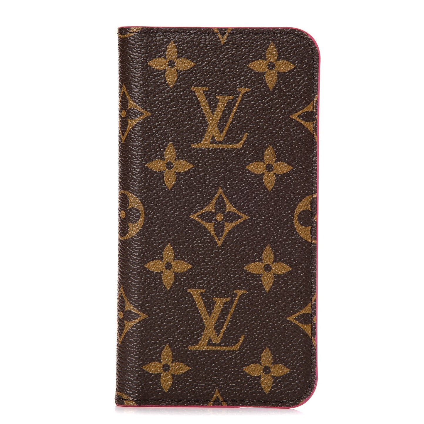 Monogram iPhone X Folio Case Rose Pop