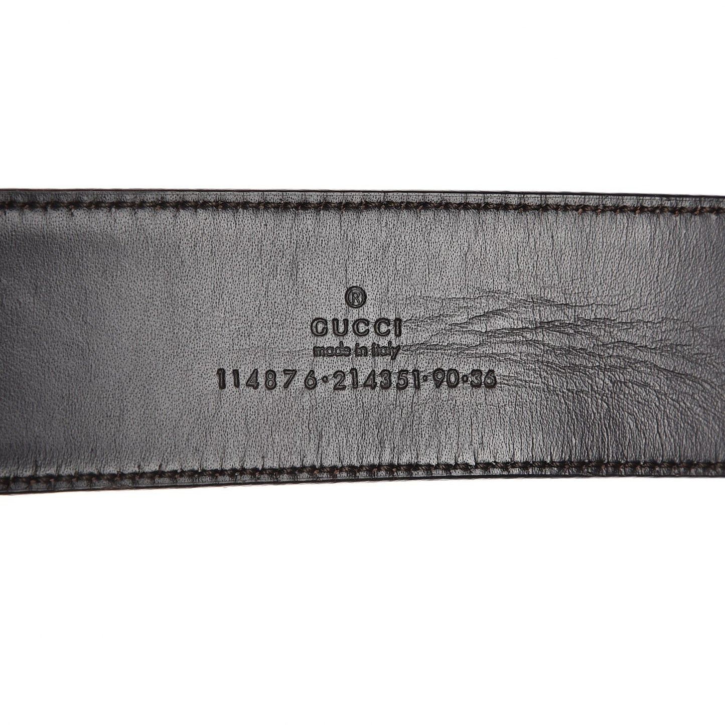 Monogram Interlocking G 40mm Belt 90 36 Dark Brown