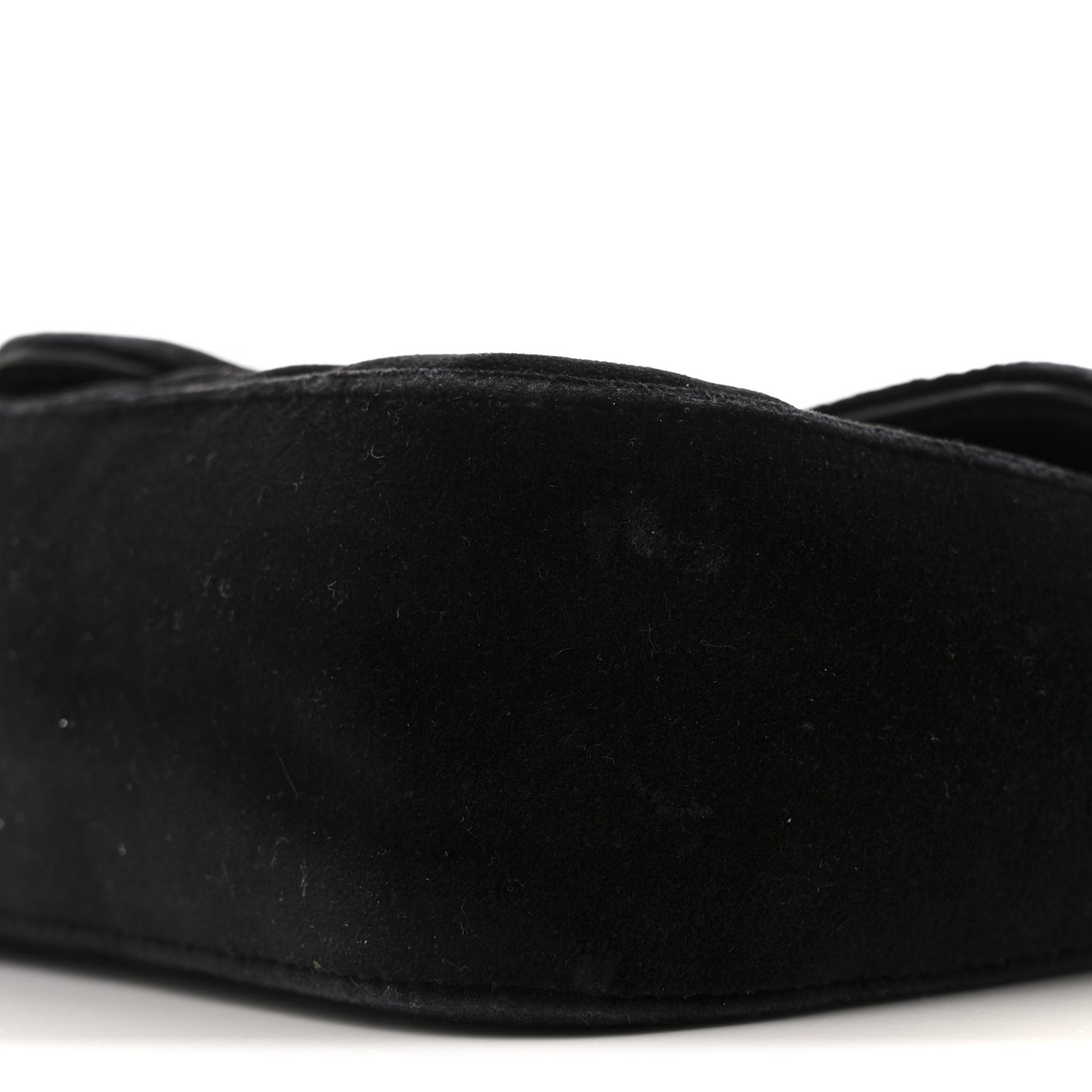Velvet Matelasse Mini GG Marmont Shoulder Bag Black