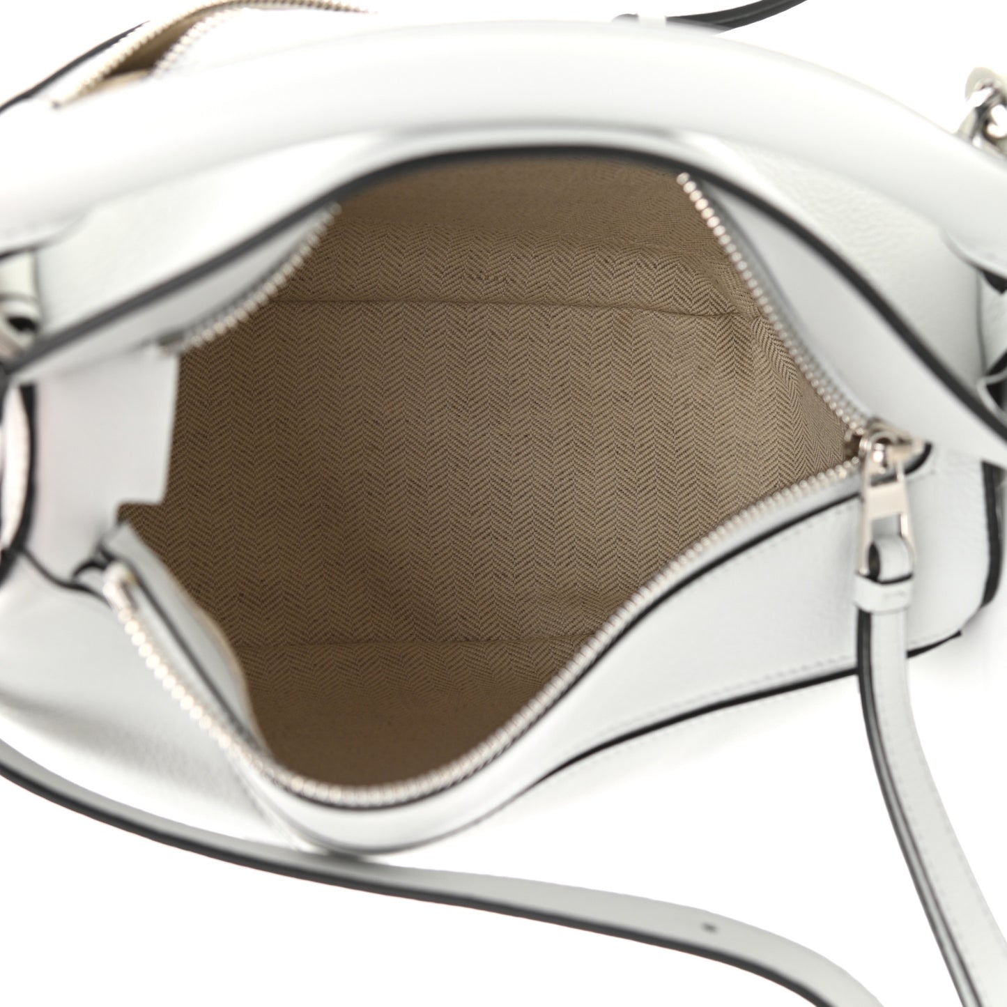 Calfskin Small Puzzle Bag Kaolin
