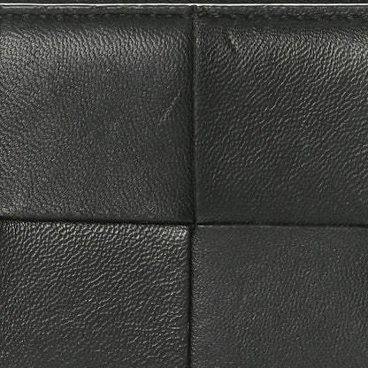 Bottega Veneta Nappa Maxi Intrecciato Medium Bi-Fold Zip Wallet Black 8 of 9