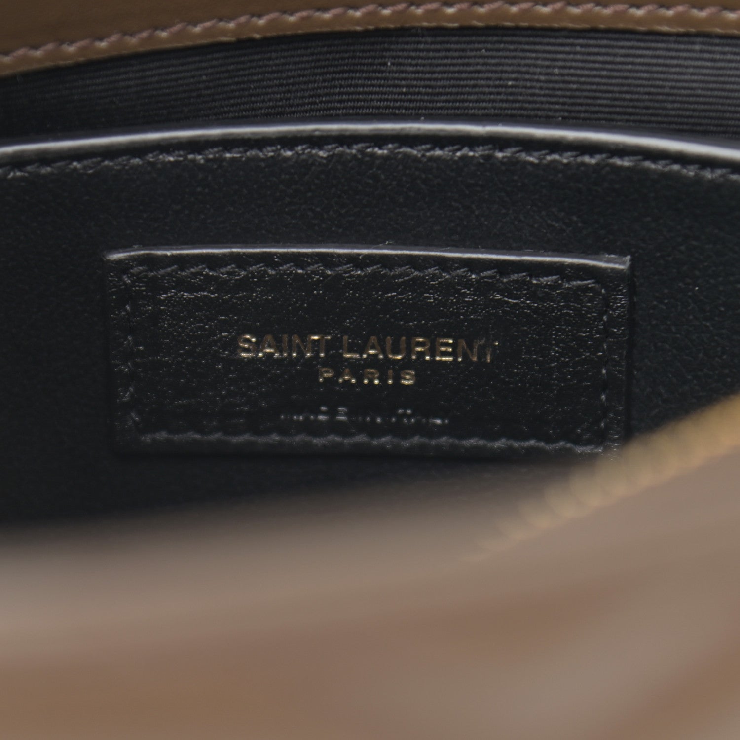 Saint Laurent Calfskin Y Quilted Monogram Small Loulou Chain Satchel Taupe 6 of 15