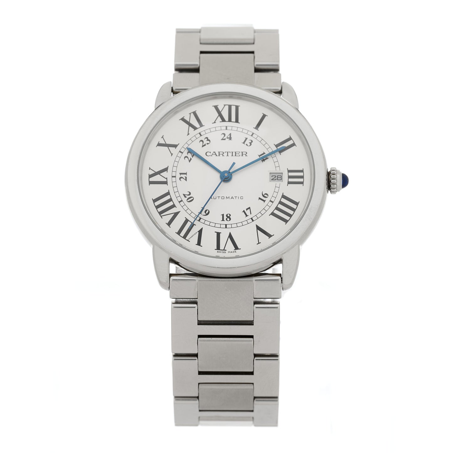 Stainless Steel 42mm Ronde Solo Automatic Watch