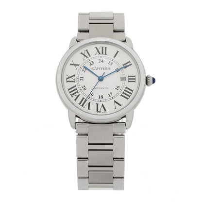 Cartier Stainless Steel 42mm Ronde Solo Automatic Watch 1 of 5