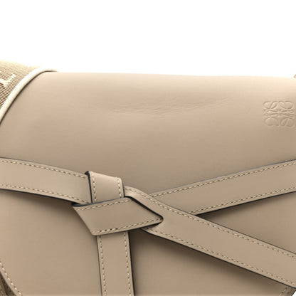 Loewe Soft Calfskin Jacquard Small Gate Crossbody Bag Sand 9 of 11