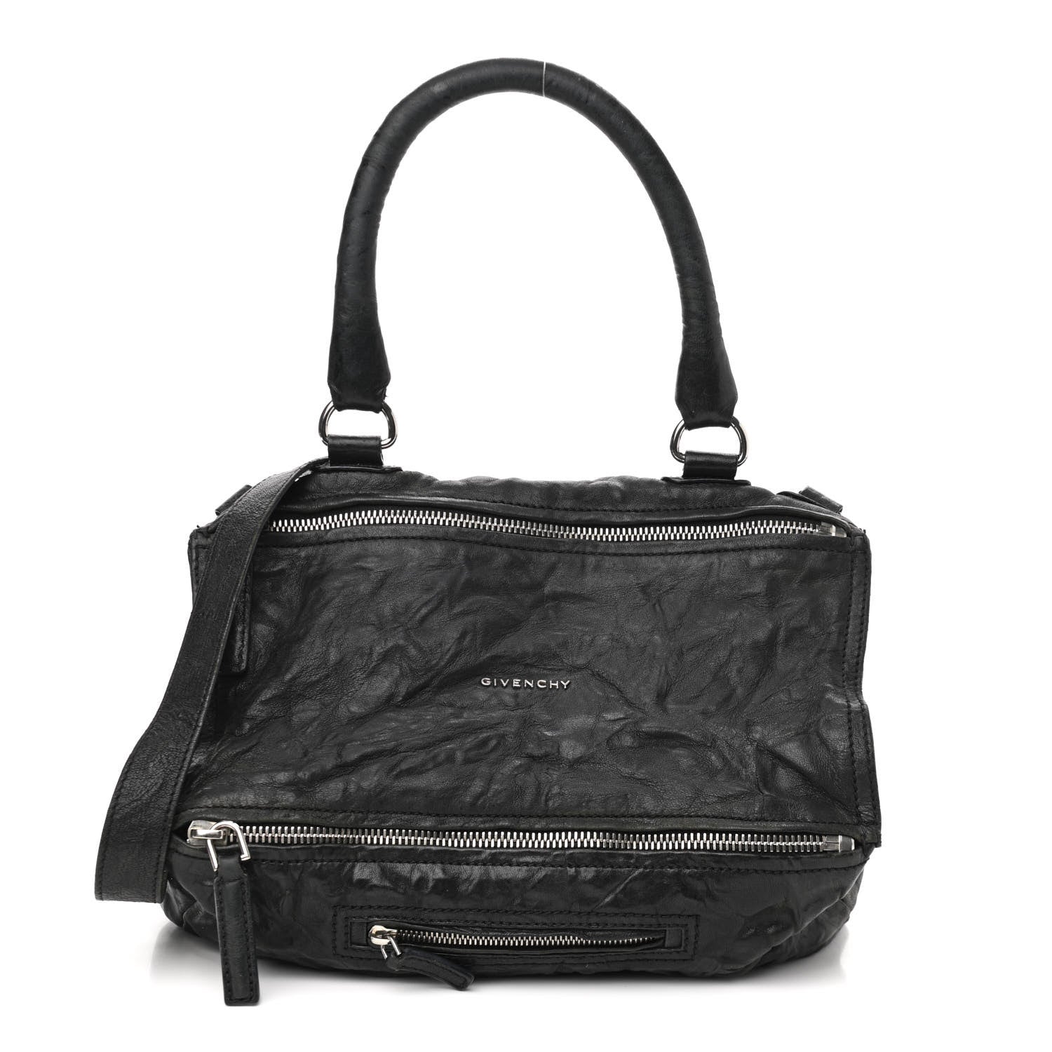 Givenchy Tumbled Sheepskin Small Pandora Black 1 of 16