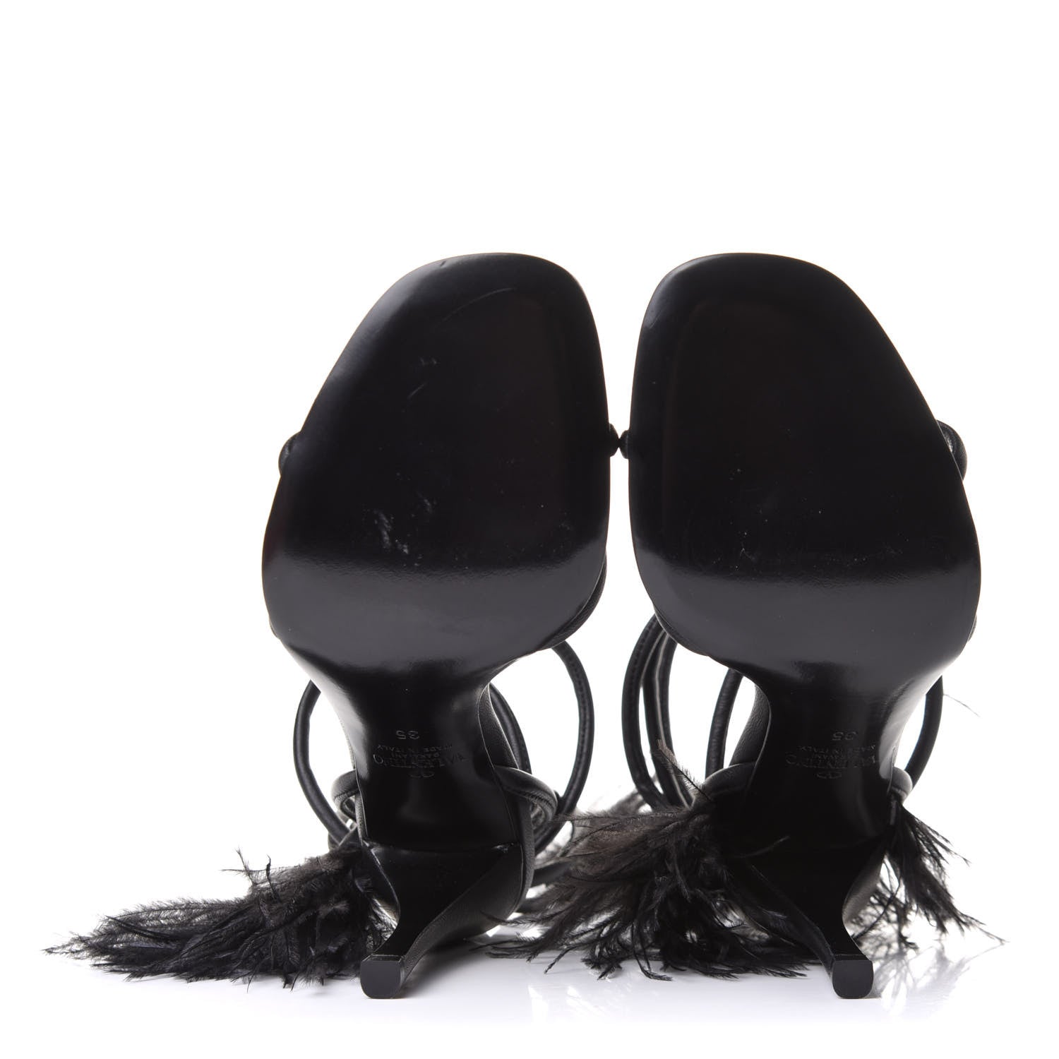 Valentino Garavani Nappa Upflair Sandals 35 Black 5 of 8