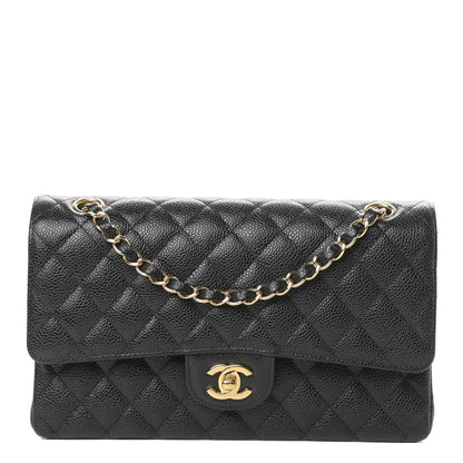 Chanel Caviar Quilted Medium Double Flap Black 1 of 11