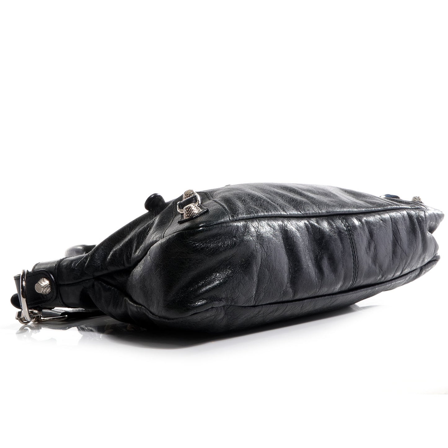 Agneau Giant 12 Silver Hardware First Black