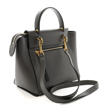 Celine Grained Calfskin Micro Belt Bag Grey 3 of 10