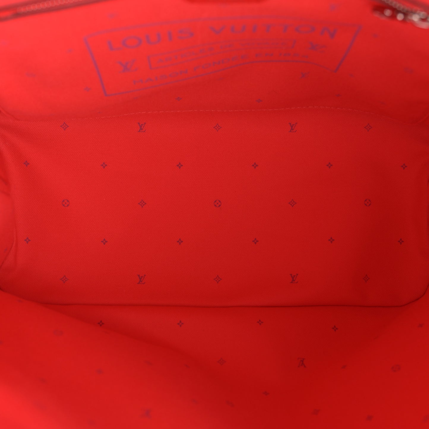 Monogram Escale Neverfull MM Rouge