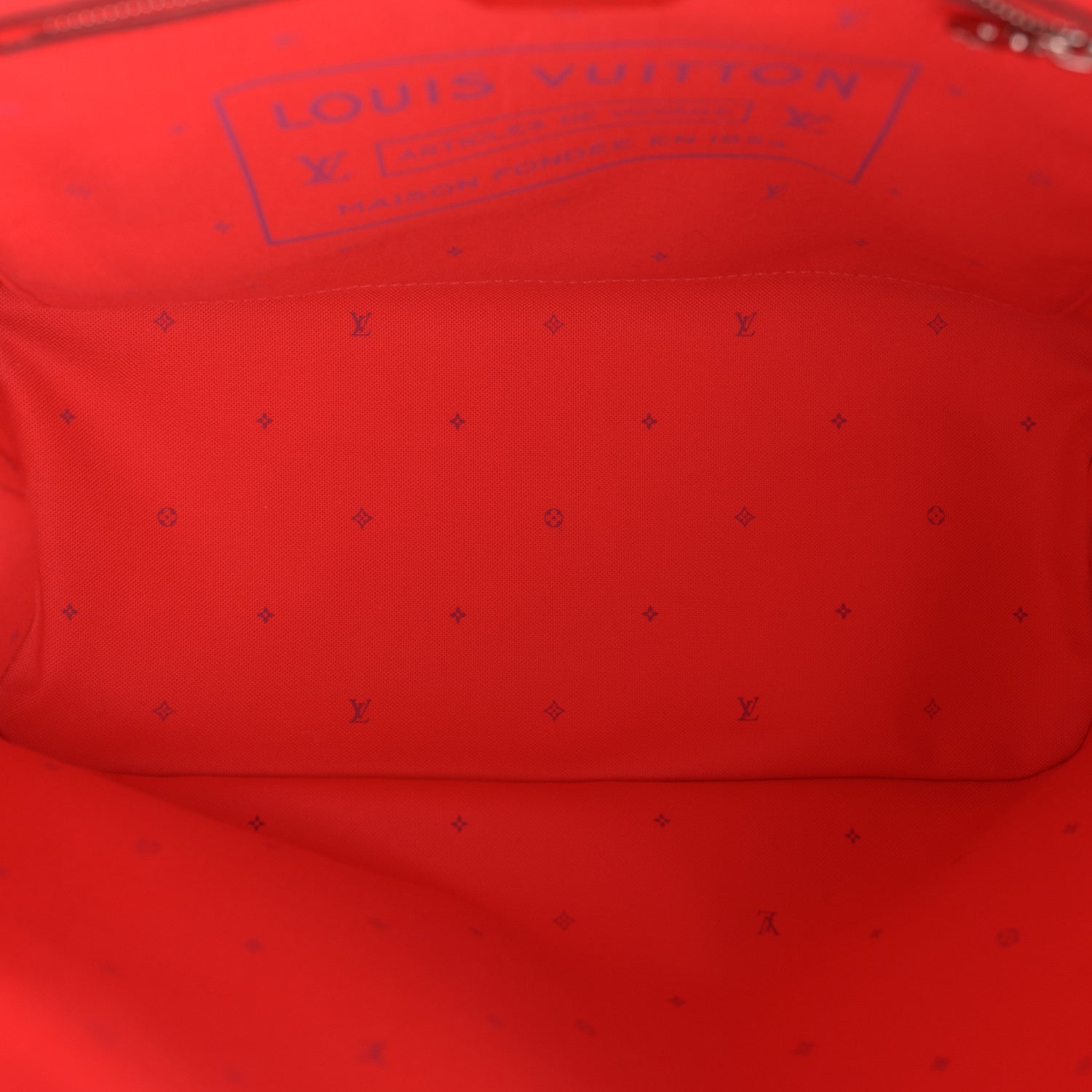 Louis Vuitton Monogram Escale Neverfull MM Rouge 6 of 12