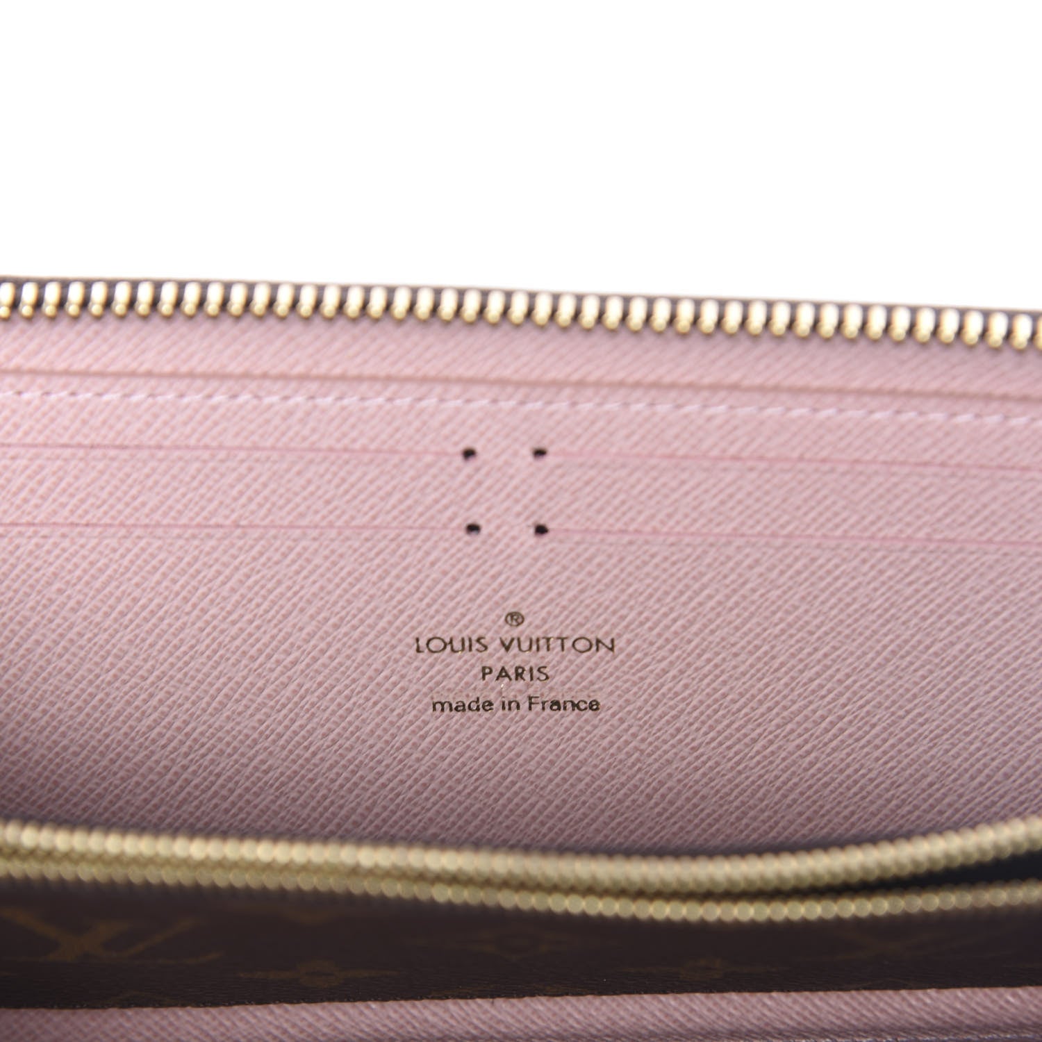 Louis Vuitton Monogram Clemence Wallet Rose Ballerine 6 of 6