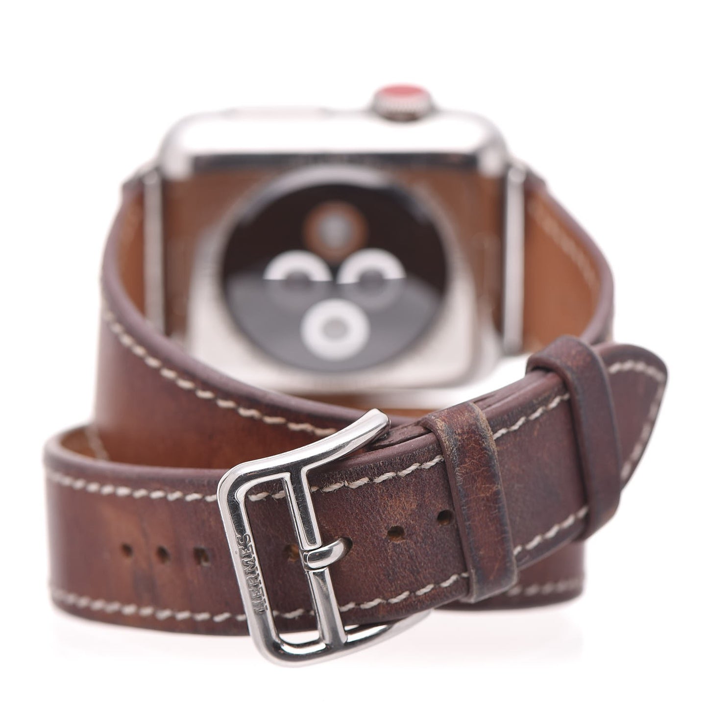 Barenia 38mm Apple Watch Double Tour Fauve