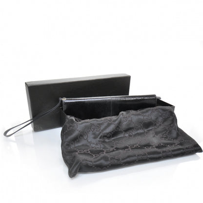 Gucci Lizard Long Clutch Wallet Black 8 of 8