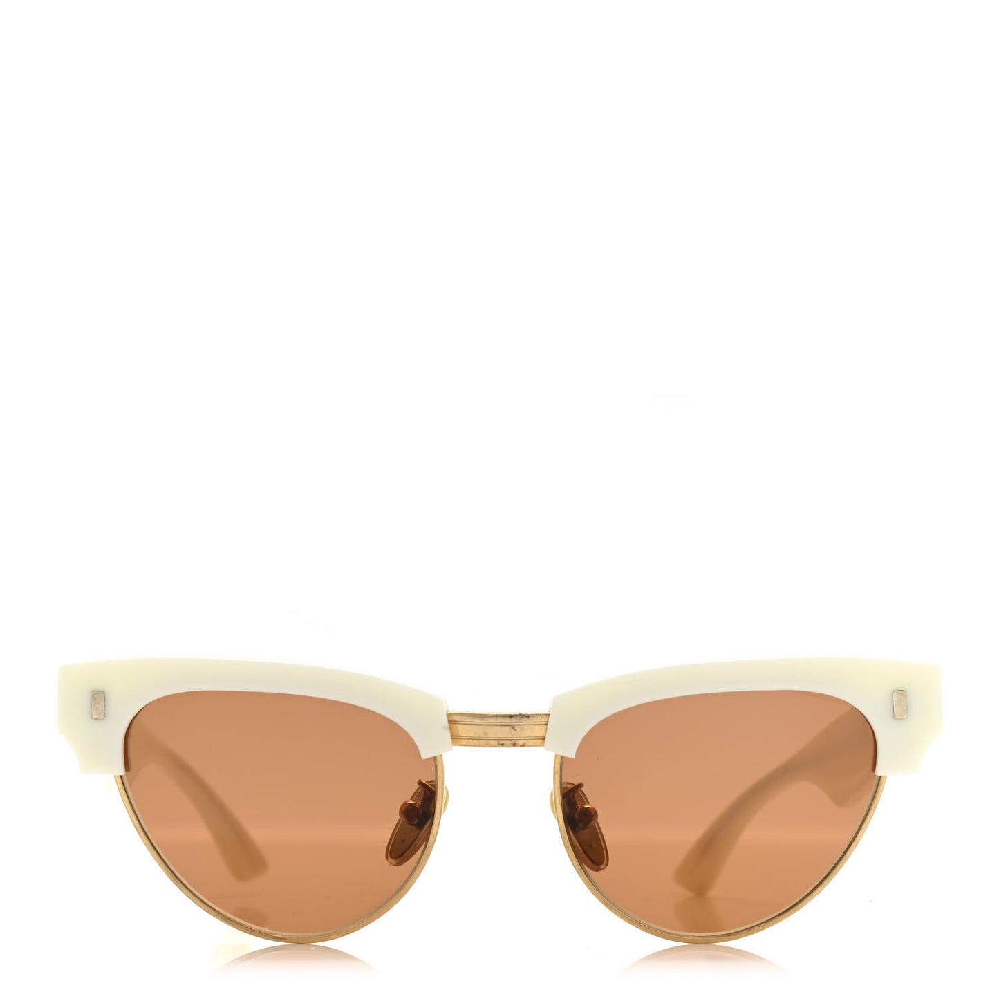 Acetate Cat Eye Sunglasses CL40059U White