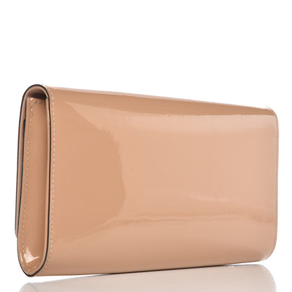 Louis Vuitton Patent Louise Clutch Nude 3 of 8