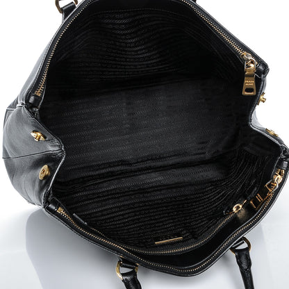 Prada Saffiano Large Galleria Double Zip Tote Black 15 of 20