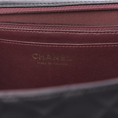 Chanel Lambskin Quilted Maxi Single Flap Black 6 of 10