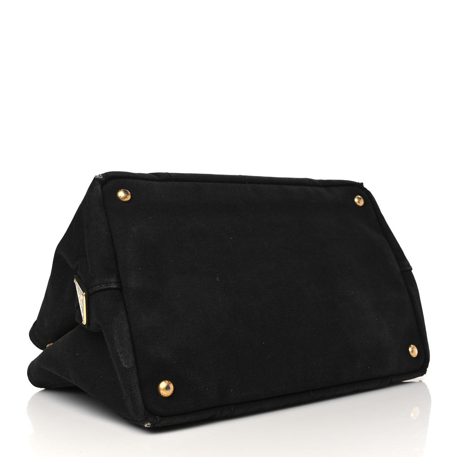 Prada Canapa Logo Tote Black 3 of 9