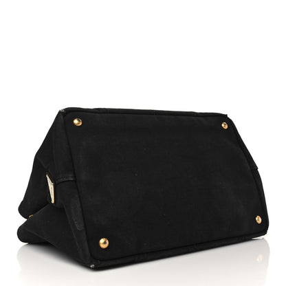 Prada Canapa Logo Tote Black 3 of 9