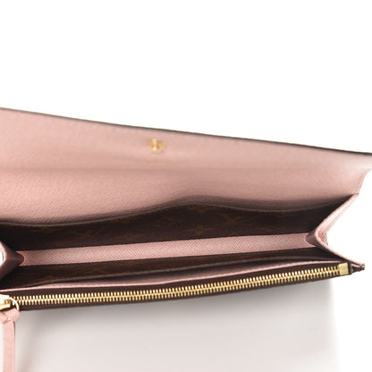 Louis Vuitton Monogram Emilie Wallet Rose Ballerine 5 of 6