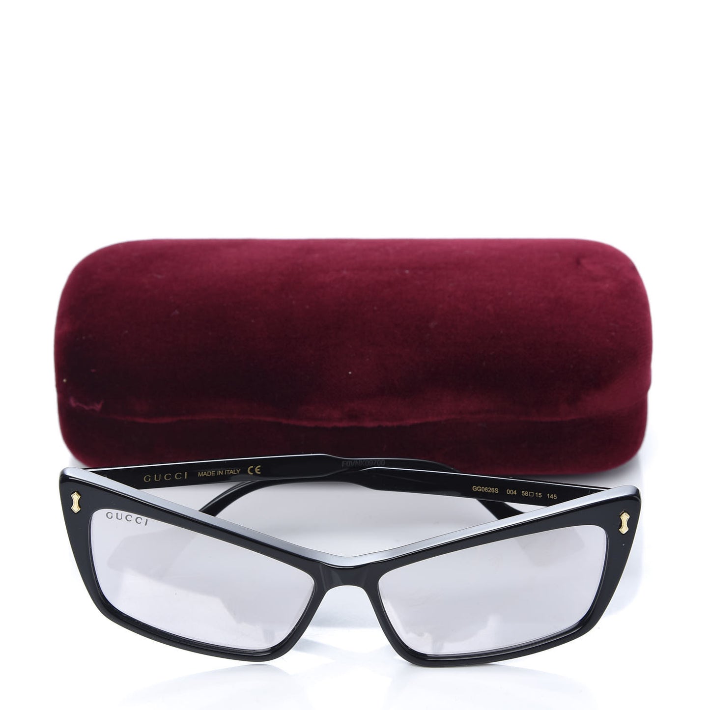 Acetate Cat Eye Sunglasses GG0626S Black